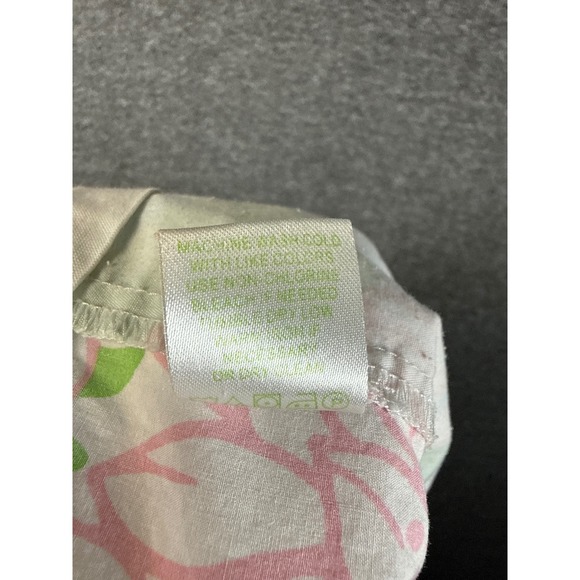 Lilly Pulitzer Capri Shorts Women's Size 12 Tropical Floral Print Cotton Pockets - Picture 10 of 11